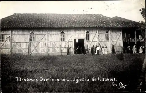 Foto Ak Ecuador, Misiones Dominicanos, Iglesia de Canelos, Missionskirche