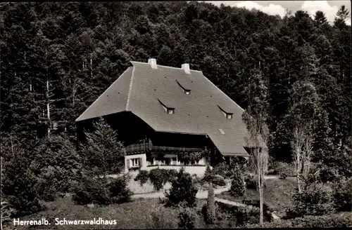 Ak Bad Herrenalb im Schwarzwald, Schwarzwaldhaus
