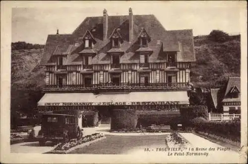 Ak Trouville Calvados, La Reine des Plages, Le Petit Normandy