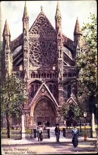 Künstler Ak London, Westminster Abbey, North Transept