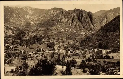 Ak Escaldes-Engordany Andorra, Panorama vom Ort