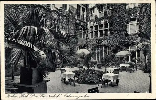 Ak Berlin Mitte, Hotel Der Fürstenhof, Palmengarten