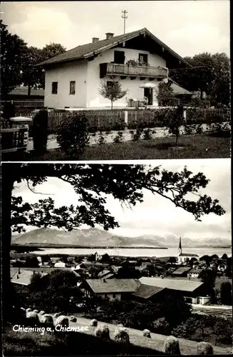 Foto Ak Chieming am Chiemsee, Panorama, Wohnhaus