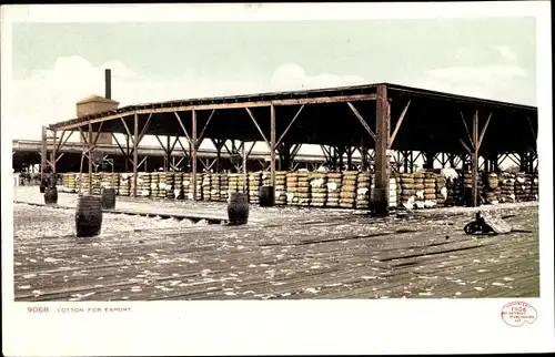 Ak USA, Cotton for export, Wolllager
