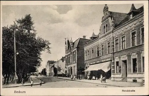 Ak Beckum Nordrhein Westfalen, Nordstraße