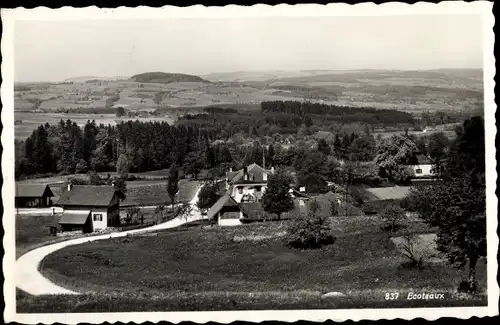 Ak Ecoteaux Lavaux Oron, Panorama vom Ort