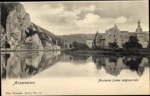 Ak Anseremme Wallonien Namur, Ancienne ferme seigneuriale