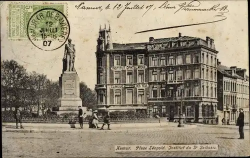 Ak Namur Wallonien, Place Léopold, Institut du de Bribosis