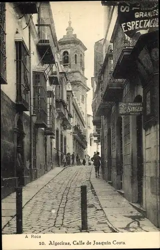 Ak Algeciras Andalusien, Calle de Joaquin Costa