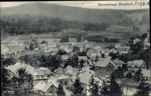 Ak Kammerberg Manebach Ilmenau in Thüringen, Ortschaft