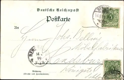 Ak Berlin Treptow Niederschöneweide, Café Sedan, Oberspree