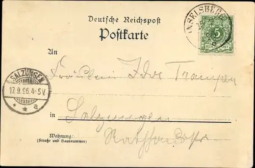 Litho Brotterode Trusetal in Thüringen, Inselsberg, Gasthaus