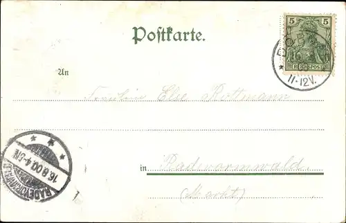 Litho Hahnenfurth Wuppertal in Nordrhein Westfalen, Ortschaft, Garten