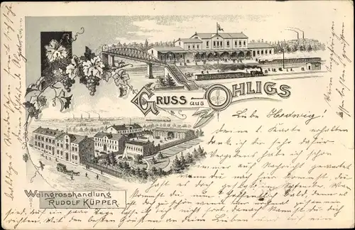 Litho Ohligs Solingen Bergisches Land, Weingroßhandlung
