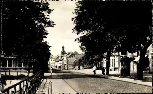 Ak Bad Blankenburg in Thüringen, Ortspartie