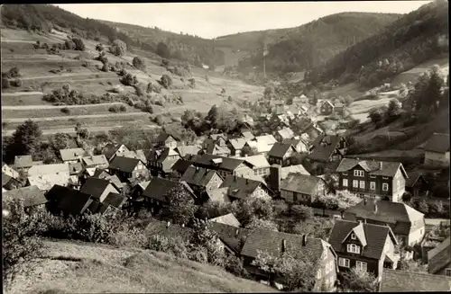 Ak Gießhübel in Thüringen, Panorama vom Ort