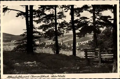 Ak Oberweißbach in Thüringen, Panorama vom Ort