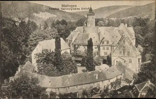 Ak Büdingen in Hessen, Fürstl. Ysenburg'sches Schloss