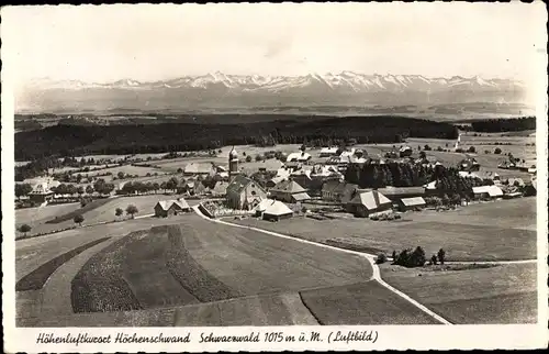 Ak Höhenschwand Gemeinde im Landkreis Waldshut in Baden-Württemberg, Fliegeraufnahme