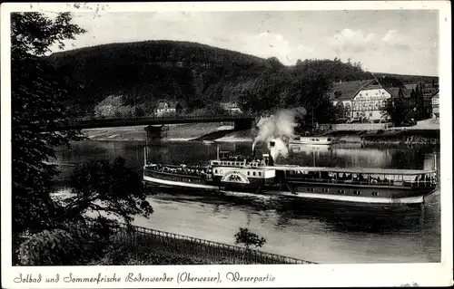 Ak Bodenwerder in Niedersachsen, Kronprinz Wilhelm, Solbad