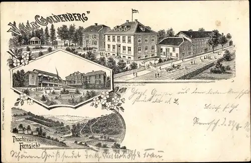 Litho Remscheid im Bergischen Land, Villa Goldenberg