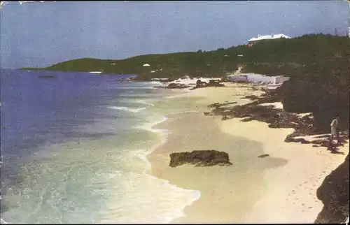 Ak Bermuda, South shore beach, Strandpartie