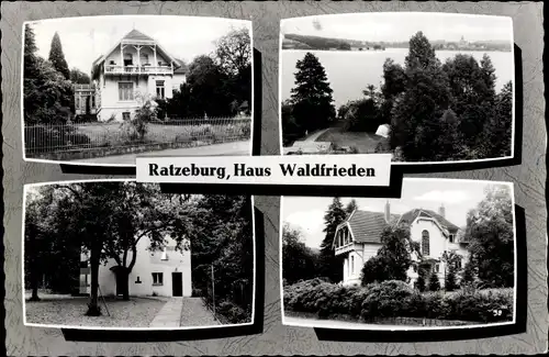 Ak Ratzeburg im Herzogtum Lauenburg, Haus Waldfrieden