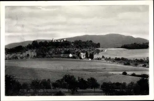 Ak Emmendingen in Baden Württemberg, Ruine und Landwirtschaftsschule Hochburg, Kandel