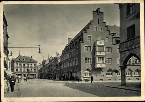 Ak Crimmitschau in Sachsen, Straßenbild, Thiemestraße, Stadtbank