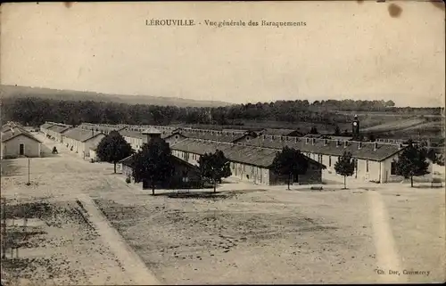 Ak Lérouville Lothringen Meuse, Vue générale des Baraquements