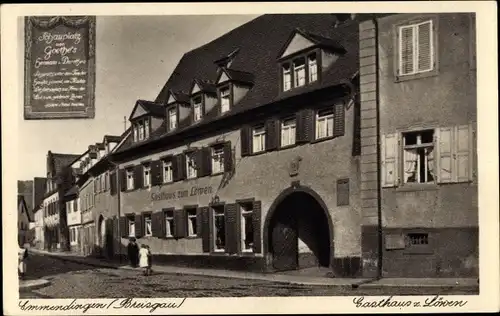 Ak Emmendingen in Baden Württemberg, Gasthaus zum Löwen