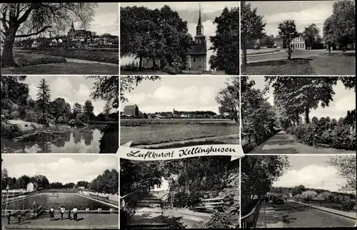 Ak Kellinghusen in Schleswig Holstein, Kirche, Freibad, Ort