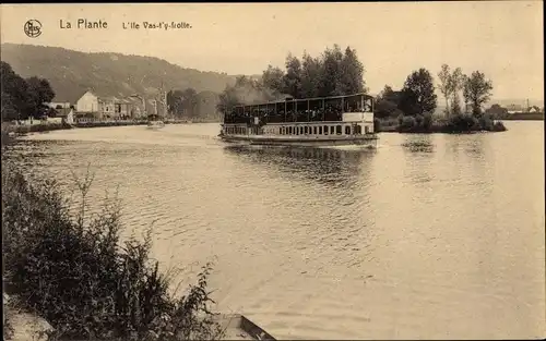 Ak L'île Vas-t'y-Frotte Wallonien Namur, La Plante