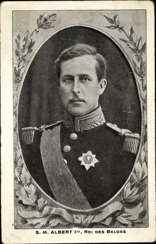 Ak König Albert I. von Belgien