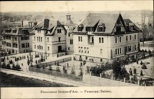 Ak Fribourg Freiburg Stadt Schweiz, Pensionnat Jeanne-d'Arc