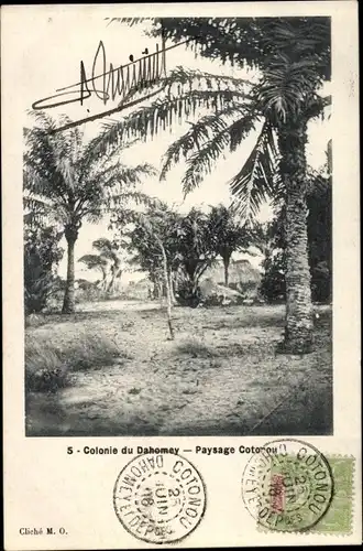 Ak Dahomey Benin, Colonie du Dahomey, Paysage Cotonou