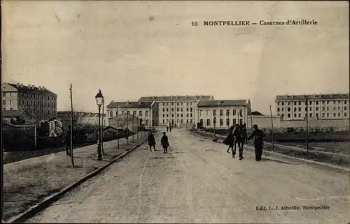 Ak Montpellier Hérault, Casernes d'Artillerie