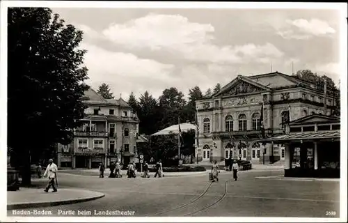 10 alte Ansichtskarten Baden Baden im Stadtkreis Baden Württemberg, diverse Ansichten