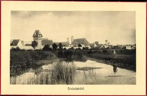 10 alte Ansichtskarten Dinkelsbühl im Kreis Ansbach Mittelfranken, diverse Ansichten