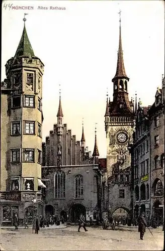 10 alte Ansichtskarten München, diverse Ansichten