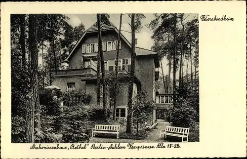 Ak Berlin Zehlendorf Dahlem, Diakonissenhaus Bethel, Kronprinzen Allee 18-22