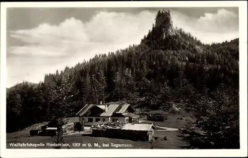 Ak Tegernsee im Kreis Miesbach Oberbayern, Wallfahrtskapelle Riederstein