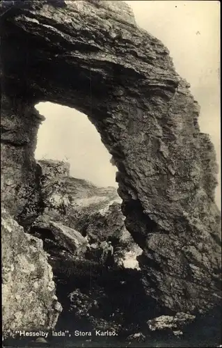 Ak Schweden, Stora Karlsö, Hesselby lada