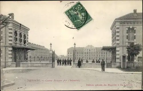 Ak Toulouse Haute Garonne, Caserne Pérignon 83e d'Infanterie