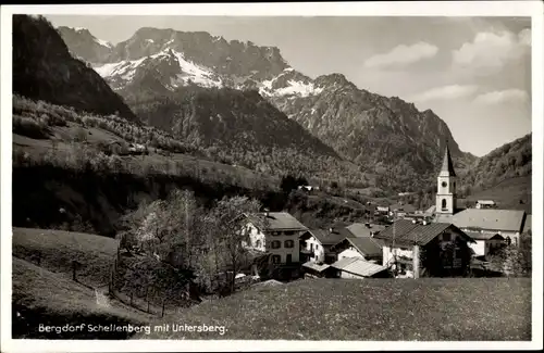 Ak Marktschellenberg Oberbayern, Blick auf den Ort, Untersberg