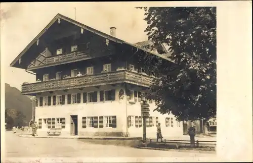 Foto Ak Oberammergau in Oberbayern, Gasthof