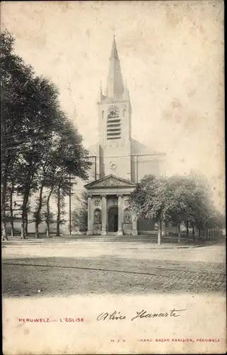 Ak Péruwelz Wallonien Hennegau, L'Église