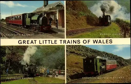 Ak Wales, Great little Trains, Tal-y-Llyn Railway, Rheidol Railway, Festiniog Railway, Snowdon