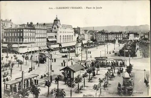 Ak Clermont Ferrand Puy de Dôme, Place de Jaude