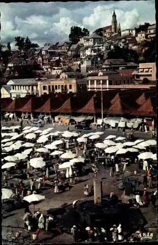 Ak Tananarive Madagaskar, La Colline de Faravohitra, Marktplatz